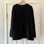 COS  Black‎ Textured Tunic Sweater Medium NWOT Photo 1