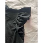 Mikey & Joey Black Ruffle Sleeve Bodysuit Woman’s Size Large Photo 10