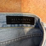 All saints, busted knee, distressed him wide leg, jeans, size 26 Photo 2
