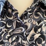 Kathy Ireland Abstract Blouse Shirt Vintage Large Photo 3