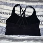 Lululemon  - Energy Bra *Long Line Texture Color: Black -‎ Size: 10 Photo 1