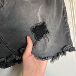 joe's jeans Charcoal Distressed Mini Skirt Photo 1