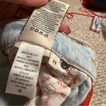 Alice + Olivia  Light Wash High Rise Bell Bottom Flare Jean in Space Oddity Size 25 Photo 8