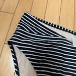 Kona Sol  Twist Black Striped Full Coverage Swimsuit Bikini Bottoms Size Large Photo 2
