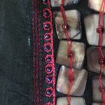 Black Embroidered Indian Silk Purse Photo 7