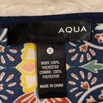 AQUA NWT Bloomingdale’s exclusive split tie sleeve top blouse S Photo 3