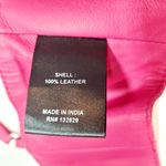 NBD Margarita Leather Top in Candy Pink Photo 7