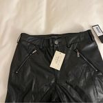 Guess Women's Soto Pu Black Faux Leather Skinny Pants Size 0 NWT Photo 4