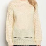 Very J Cream Sweater MEDIUM Photo 1