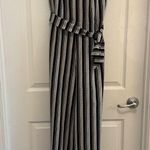 Karl Lagerfeld Like New  Paris Striped Jumpsuit Photo 2