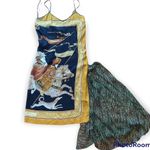 Salvatore Ferragamo NEW Cynthia Rose Silk Scarf Dress size Small Photo 5