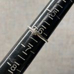 14K White Gold Diamond Classic Solitaire Ring Engagement Promise Gift Size 6.25 Silver Photo 6