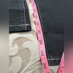 We Wore What The Danielle High Rise Vintage Straight NWT in Black/white stitching Photo 7