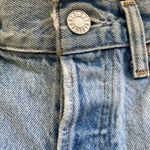 AGOLDE  Parker Vintage Cut Off Denim Shorts Swapmeet... Light Blue Photo 5