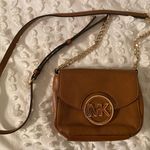 Michael Kors Small Brown Crossbody Purse Photo 0