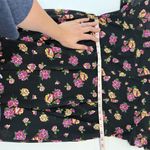 Torrid Multi-Color Floral Print Chiffon Cold Shoulder V-Neck Dress Size 18 Geo Floral Photo 12