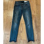 Pistola  Audrey mid rise distressed grey skinny jean 24 Photo 12