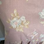 Laura Ashley Rare Vintage  Pinafore Floral Sleeveless Pink Dress Size 4 Photo 5