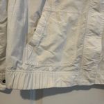 Eddie Bauer Womens Large White Full Zip All Purpose Windbreaker Jacket Photo 1