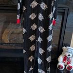 Comfy Fleece Pajamas Fleece Owls Footed One Piece Cozy Womens XS Black Photo 1