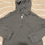 Hollister Gray Cropped Hoodie Photo 0