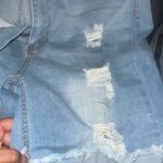 The Style Between Us  Denim Destructed Shorts Sz 14 Photo 7