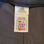 Adidas  Womens Crop Capri Active Pants Gray Size S Photo 3