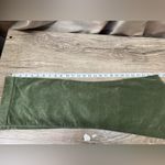 Free People  High Time Velvet Kick Flare Pants Olive Army Green size 6 NWT Photo 5