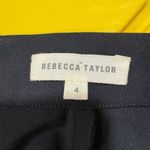 Rebecca Taylor  Ava Tech Pants Women's Size 4 Black Slim Fit Classy EUC Photo 5