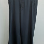 BDG  Forest Green Wide Leg Tie Waist Holiday Cropped Trousers Sz 6 Photo 0