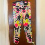 DKNY Women's Multicolor Abstract High-Waist 7/8 Leggings Photo 1