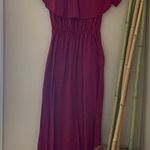 Off the Shoulder Maxi Dress with Pockets Size L Photo 1