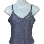 Haute Monde Haute Mode Purple Sparkle Bodysuit size S Photo 0