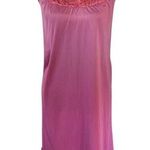 Vanity Fair Vintage Pink Satin Slip Dress - Size Large - Made in USA Photo 0