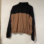 Beyond Yoga  Women’s XL Colorblock Windbreaker Jacket | Brown Black Zip Up Athlet Photo 1