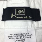 Lee  Khakis Women’s White Denim Shorts, Plus 14 M Photo 7