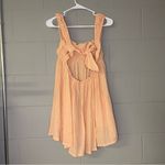 Free People Blissful Breeze Gauzy Linen Babydoll Mini Dress Photo 4