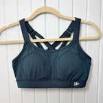 Yvette Navy Blue Crisscross Sports Bra size L Size L Photo 1