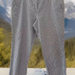 British Khaki tripped Capri Pants - size 10 Photo 0