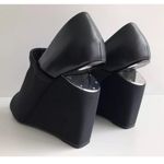 Alexander Wang Black Alla Stretch Leather Neoprene Wedge Pumps. Size 39.5 Photo 7