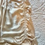 Hello Molly Get Outta Here Satin Dress Light Gold Photo 5