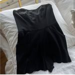 Cooperative  Black Scalloped Strapless Romper Photo 2