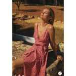 Anthropologie Hutch Flutter Wrap Midi Dress Photo 2