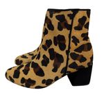 Schutz  Mery Leopard-Print Faux Fur Boots‎ NIB Size 5.5 B Photo 2