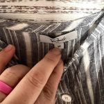 Rails  Brooklyn Porto Blue Grey Stripe Linen Blend Jumpsuit Med Photo 3