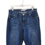 Levi's  505 Mid Rise Straight Leg Jeans Pockets Dark Wash Blue Denim Size 31 Photo 2