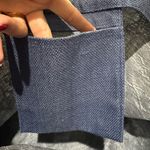 Navy Jute Starfish Beach Tote Bag Rope Handles Coastal Summer Travel Blue Photo 4