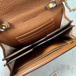 Michael Kors Women's Hudson Crossbody Bag in Luggage Brown Gold Photo 6