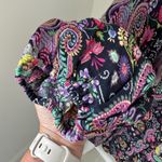 Anthropologie Vibrant Paisley Cover Up Tunic Top Size Medium Photo 8