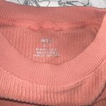 Aerie Rib Oversized Sweatshirt Peach Photo 3